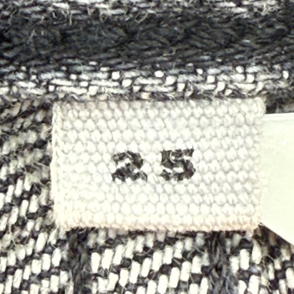 SLVRLAKE Hero Jeans Size 25 Midnight Rider NEW Distress High Rise Fray Straight - Picture 4 of 16